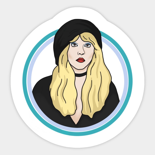 stevie nicks Sticker by Jasmwills